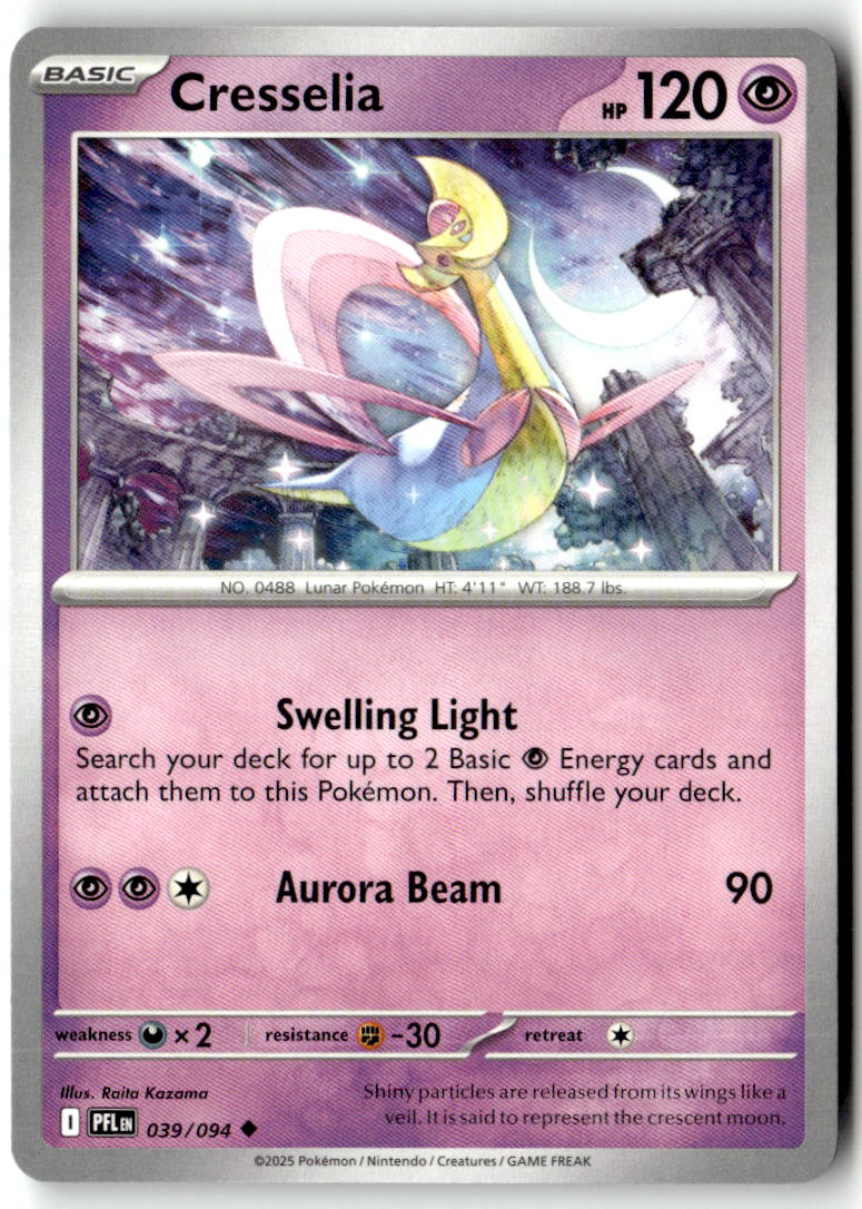 Front of Cresselia 039/094 from Phantasmal Flames