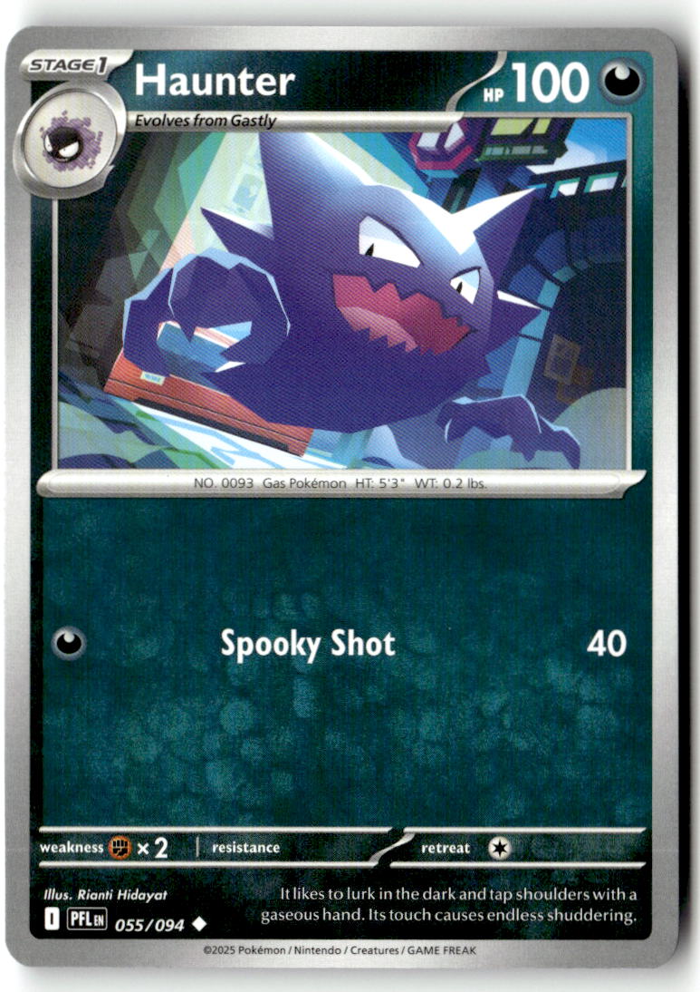 Front of Haunter 055/094 from Phantasmal Flames