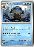 Front of Mamoswine 025/094 from Phantasmal Flames