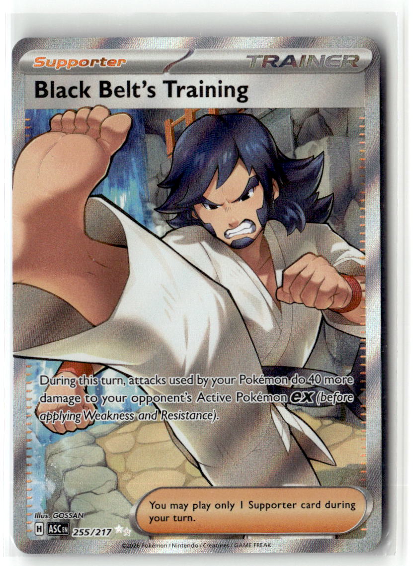 Front of Black Belt's Training 255/217 from Ascended Heroes