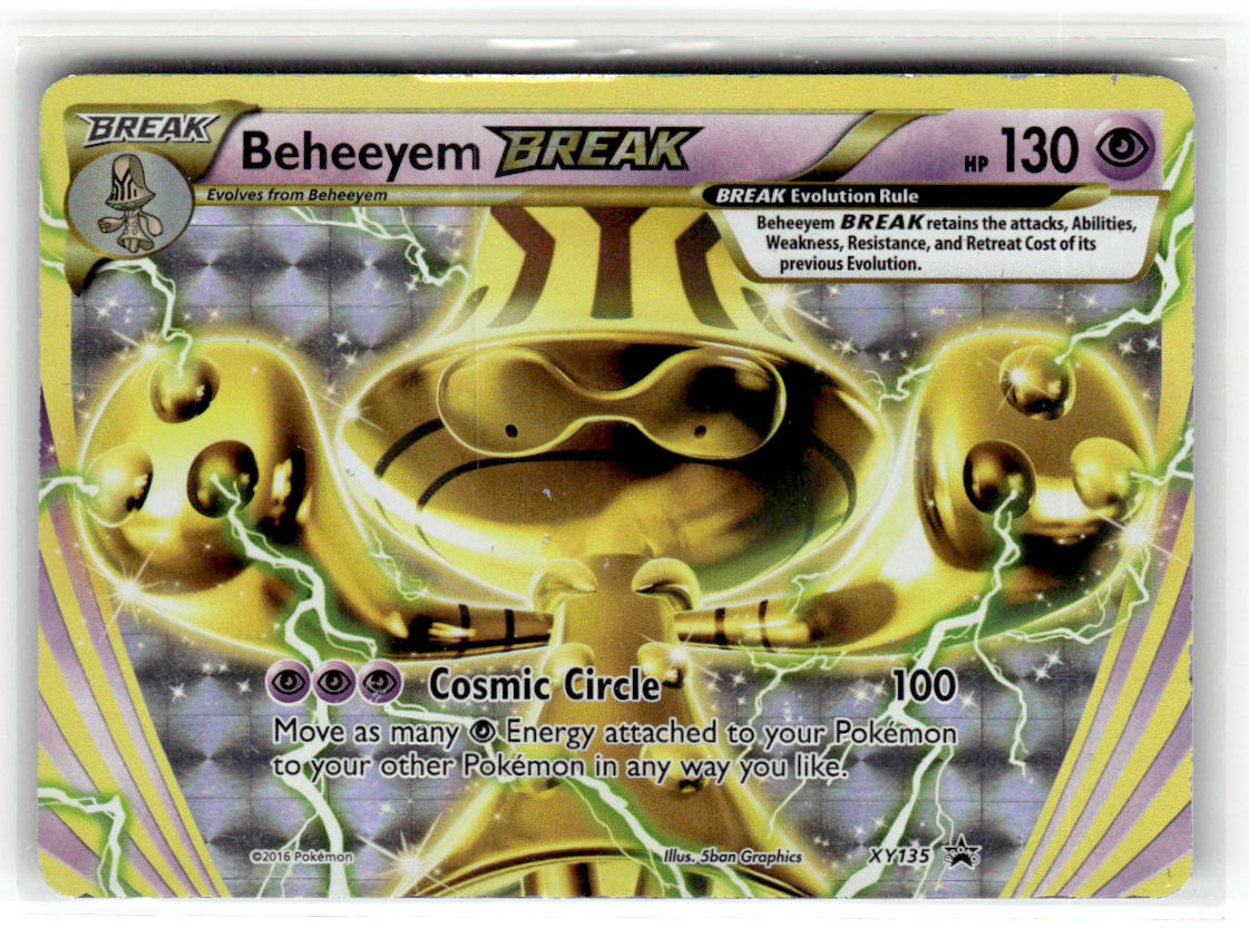 Front of Beheeyem BREAK XY135 from XY Promos