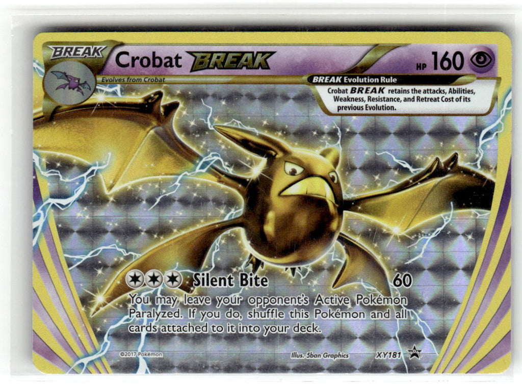 Front of Crobat BREAK XY181 from XY Promos