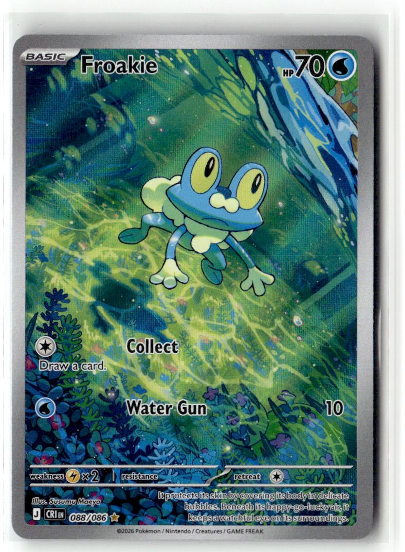 Front of Froakie 088/086 from Chaos Rising