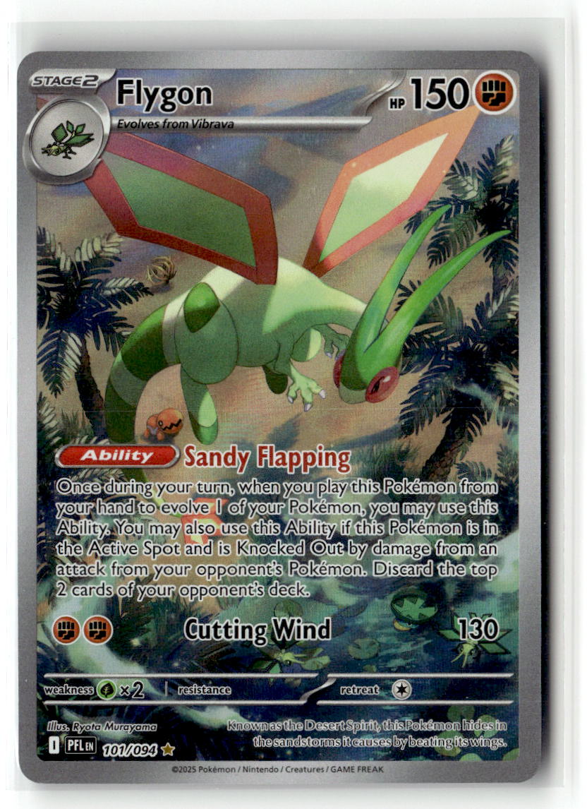 Front of Flygon 101/094 from Phantasmal Flames