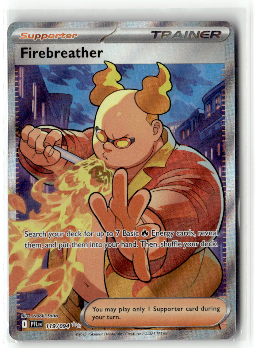 Front of Firebreather 119/094 from Phantasmal Flames