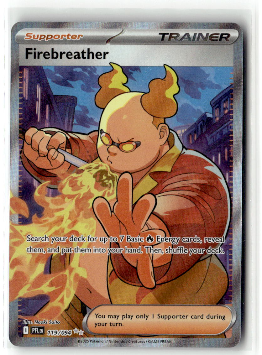 Front of Firebreather 119/094 from Phantasmal Flames