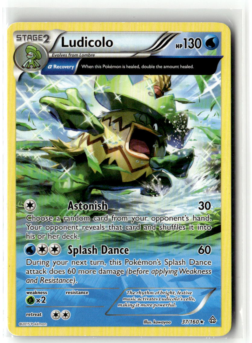 Front of Ludicolo (Alpha) 37/160 from XY - Primal Clash