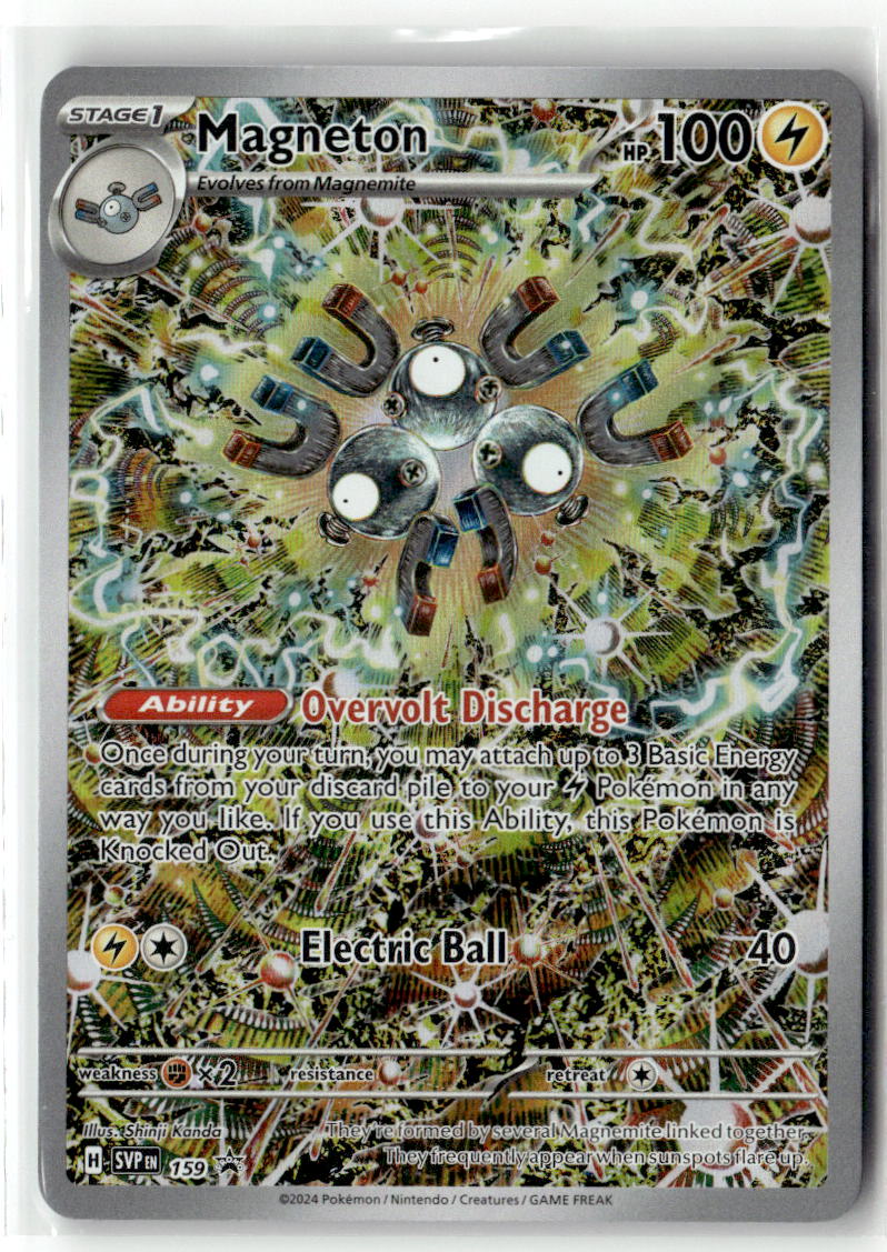 Front of Magneton 159 from Scarlet & Violet Promo Cards