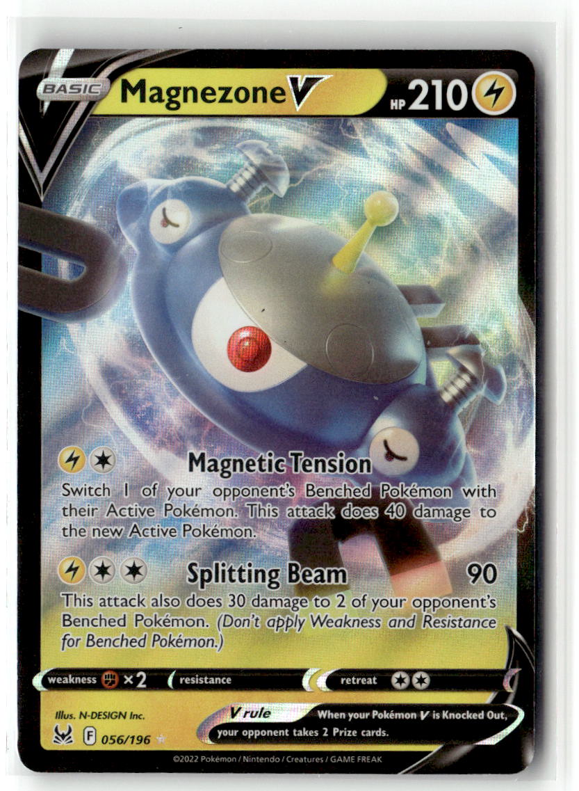 Front of Magnezone V 056/196 from Lost Origin