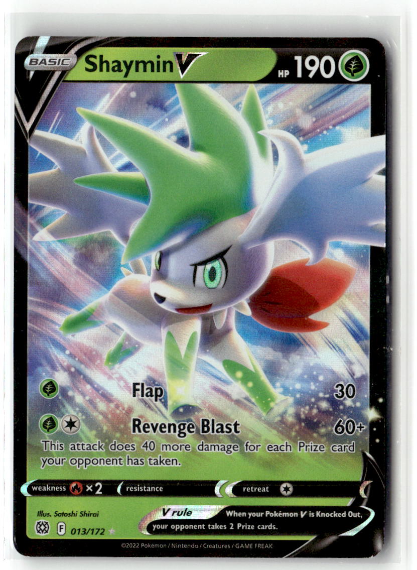 Front of Shaymin V 013/172 from Brilliant Stars