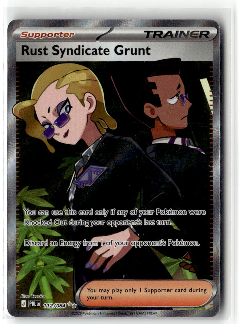 Front of Rust Syndicate Grunt 112/084 from Pitch Black