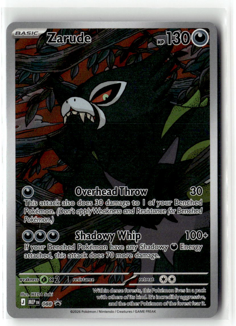 Front of Zarude 088 from Mega Evolution Promo