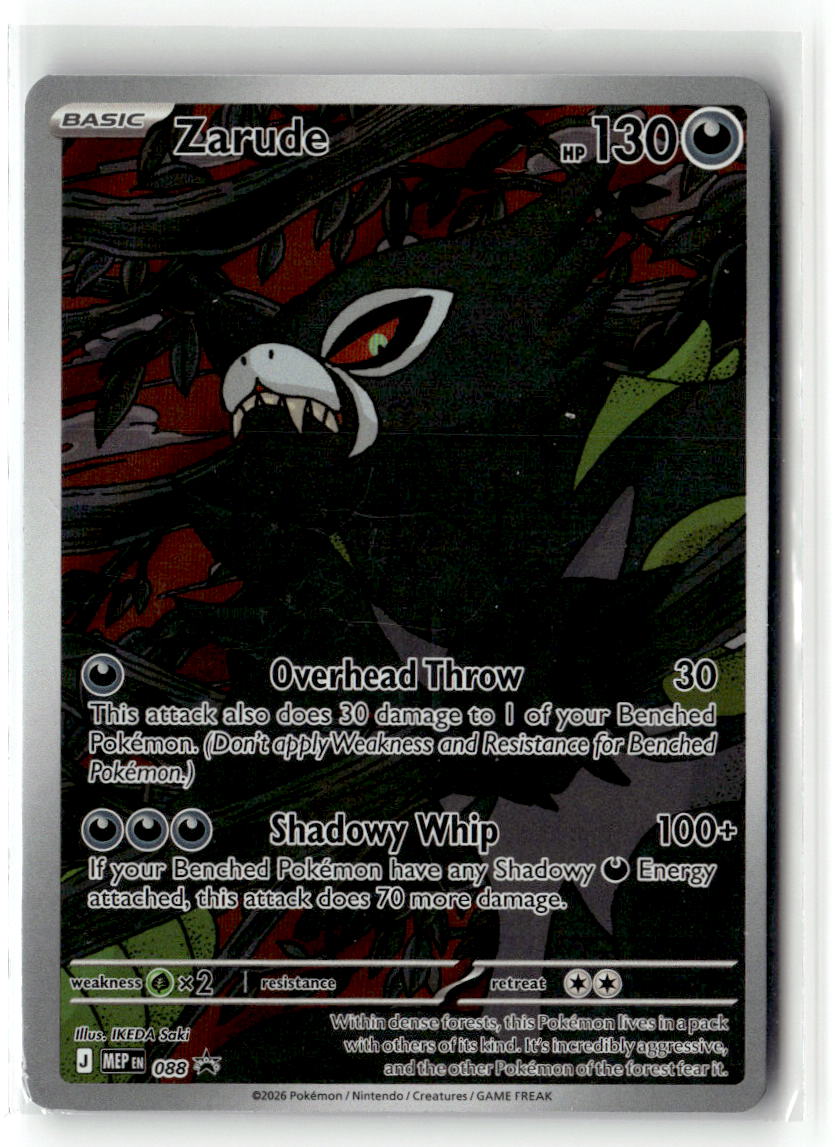 Front of Zarude 088 from Mega Evolution Promo