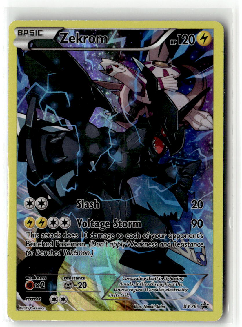 Front of Zekrom (Full Art Promo) XY76 from XY Promos