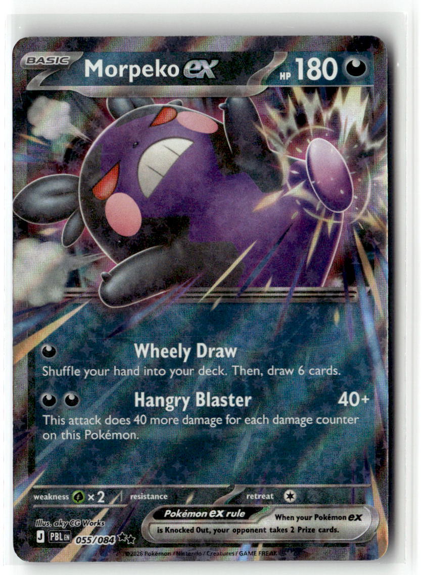 Front of Morpeko ex 055/084 from Pitch Black