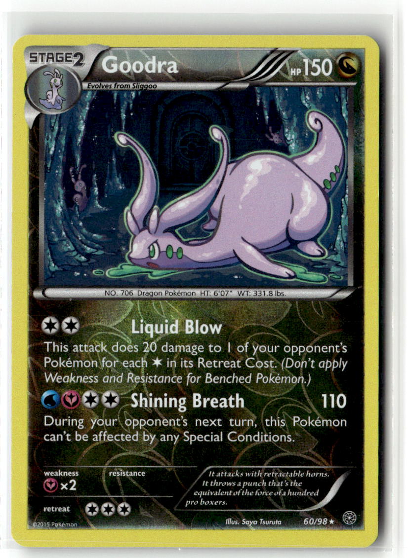 Front of Goodra 60/98 from XY - Ancient Origins