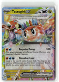 Front of Tatsugiri ex 142/191 from Surging Sparks