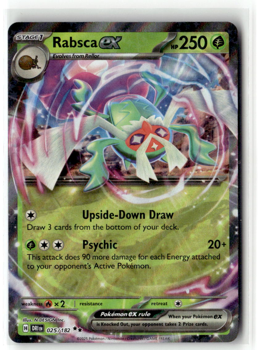 Front of Rabsca ex 025/182 from Destined Rivals