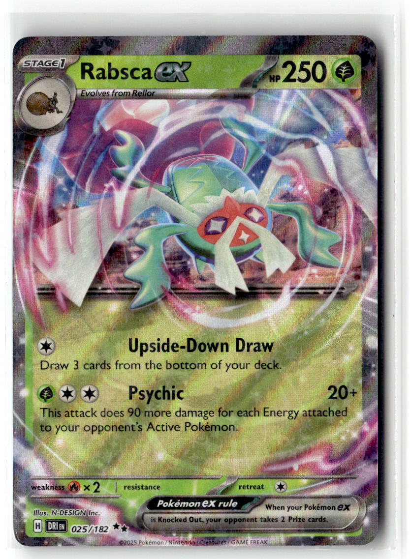 Front of Rabsca ex 025/182 from Destined Rivals