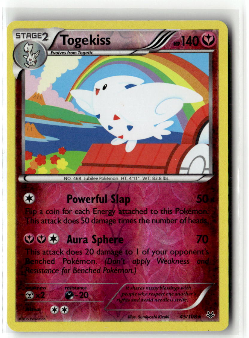 Front of Togekiss (45) 45/108 from XY - Roaring Skies
