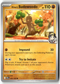 Front of Ethan's Sudowoodo 093/182 from Destined Rivals