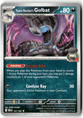 Front of Team Rocket's Golbat 121/182 from Destined Rivals