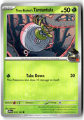 Front of Team Rocket's Tarountula 019/182 from Destined Rivals