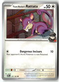 Front of Team Rocket's Rattata 147/182 from Destined Rivals