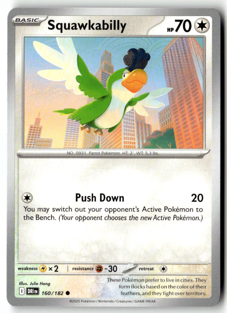 Front of Squawkabilly 160/182 from Destined Rivals