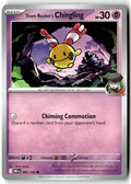 Front of Team Rocket's Chingling 085/182 from Destined Rivals