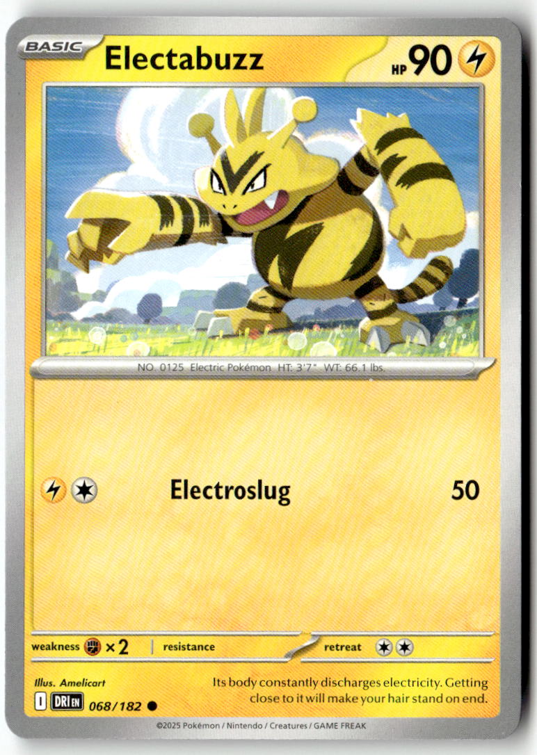 Front of Electabuzz 068/182 from Destined Rivals
