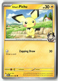 Front of Ethan's Pichu 071/182 from Destined Rivals