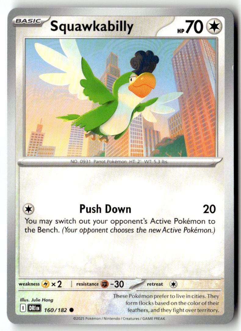 Front of Squawkabilly 160/182 from Destined Rivals