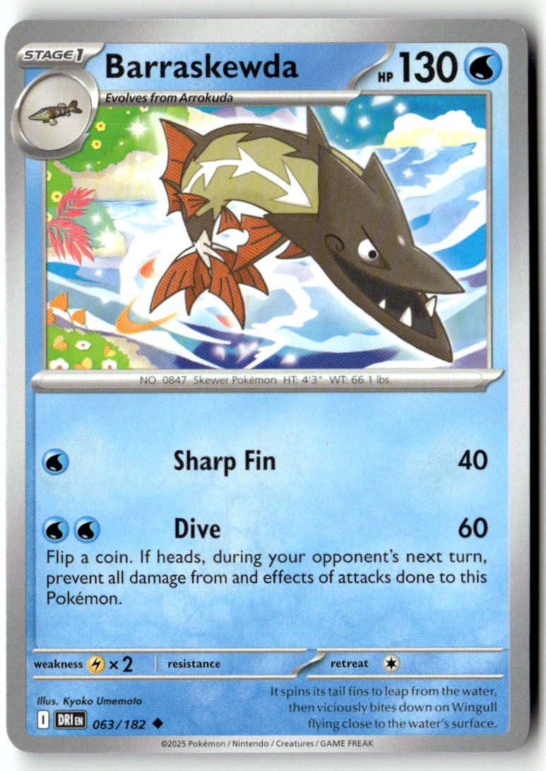 Front of Barraskewda 063/182 from Destined Rivals