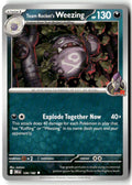 Front of Team Rocket's Weezing 126/182 from Destined Rivals