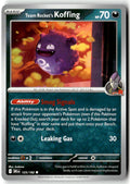 Front of Team Rocket's Koffing 125/182 from Destined Rivals