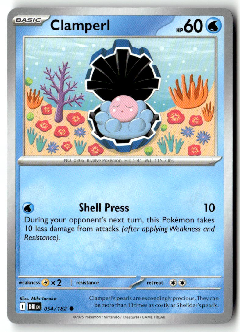 Front of Clamperl 054/182 from Destined Rivals