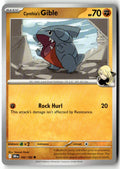 Front of Cynthia's Gible 102/182 from Destined Rivals