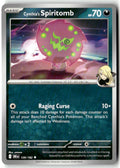 Front of Cynthia's Spiritomb 129/182 from Destined Rivals