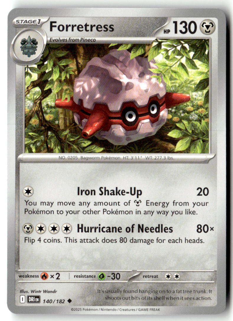 Front of Forretress 140/182 from Destined Rivals