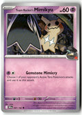 Front of Team Rocket's Mimikyu 087/182 from Destined Rivals