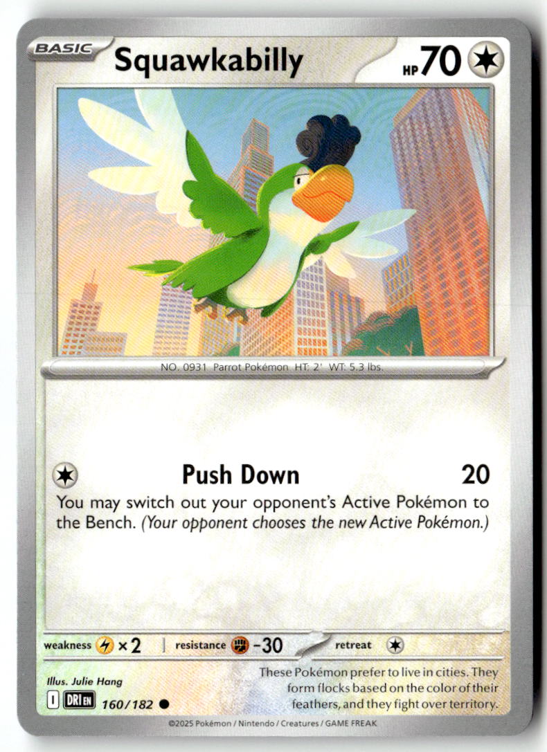 Front of Squawkabilly 160/182 from Destined Rivals