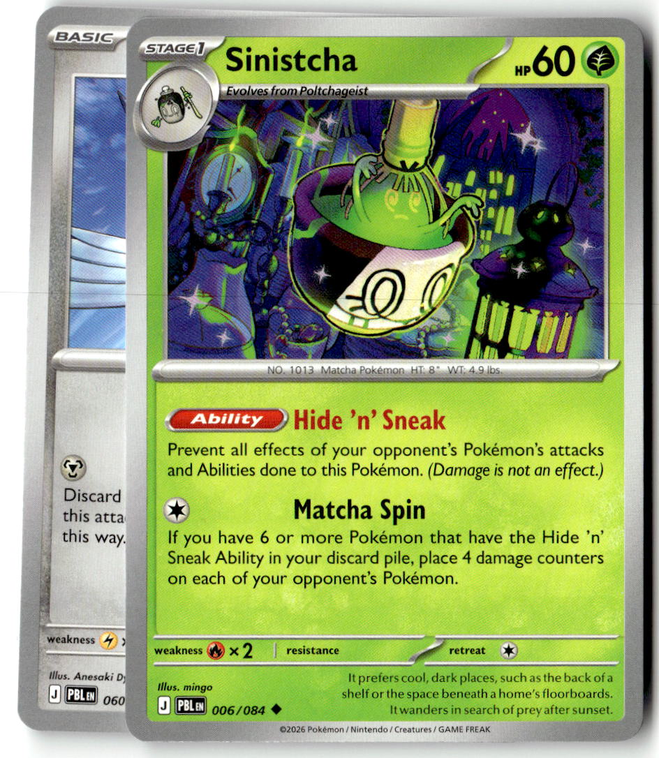 Front of Sinistcha 006/084 from Pitch Black
