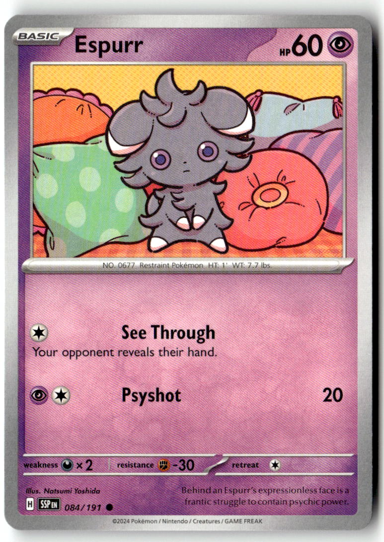 Front of Espurr 084/191 from Surging Sparks