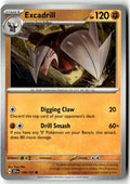 Front of Excadrill 109/191 from Surging Sparks