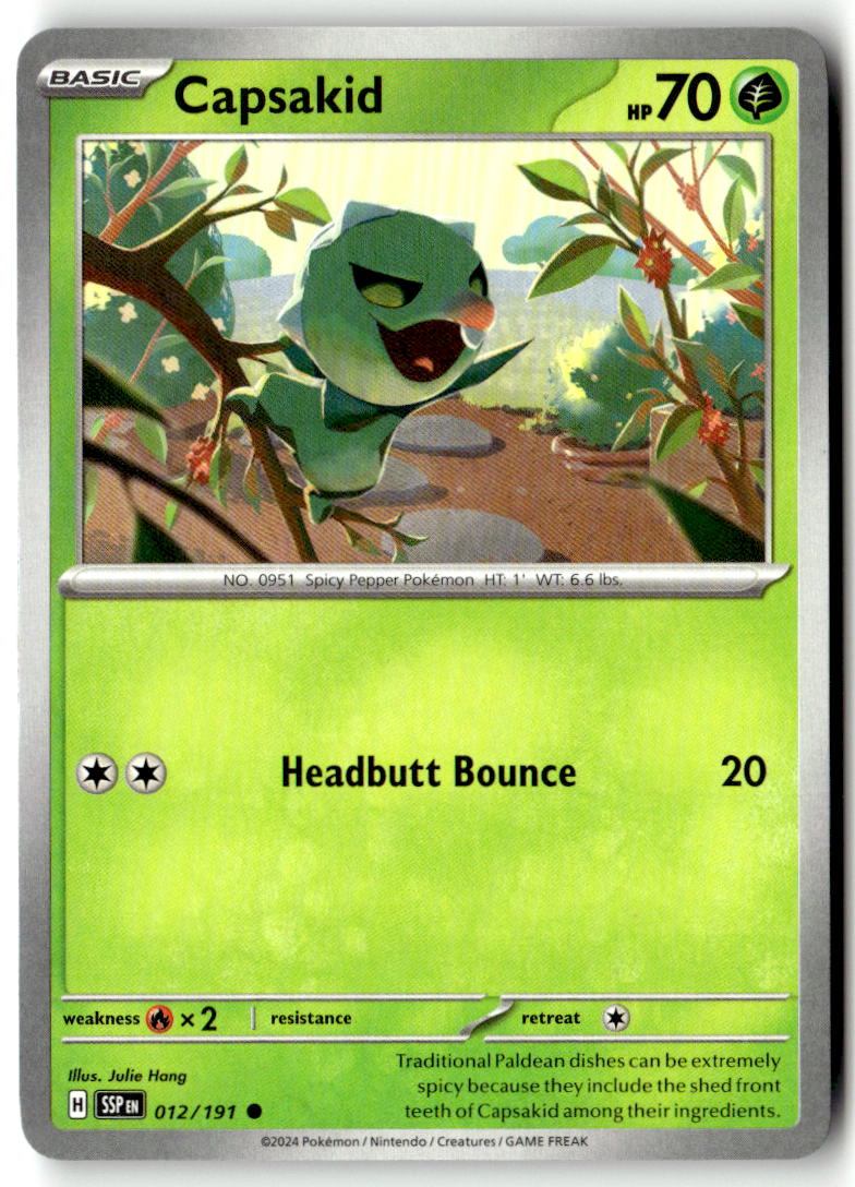 Front of Capsakid 012/191 from Surging Sparks