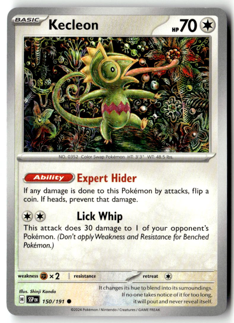 Front of Kecleon 150/191 from Surging Sparks