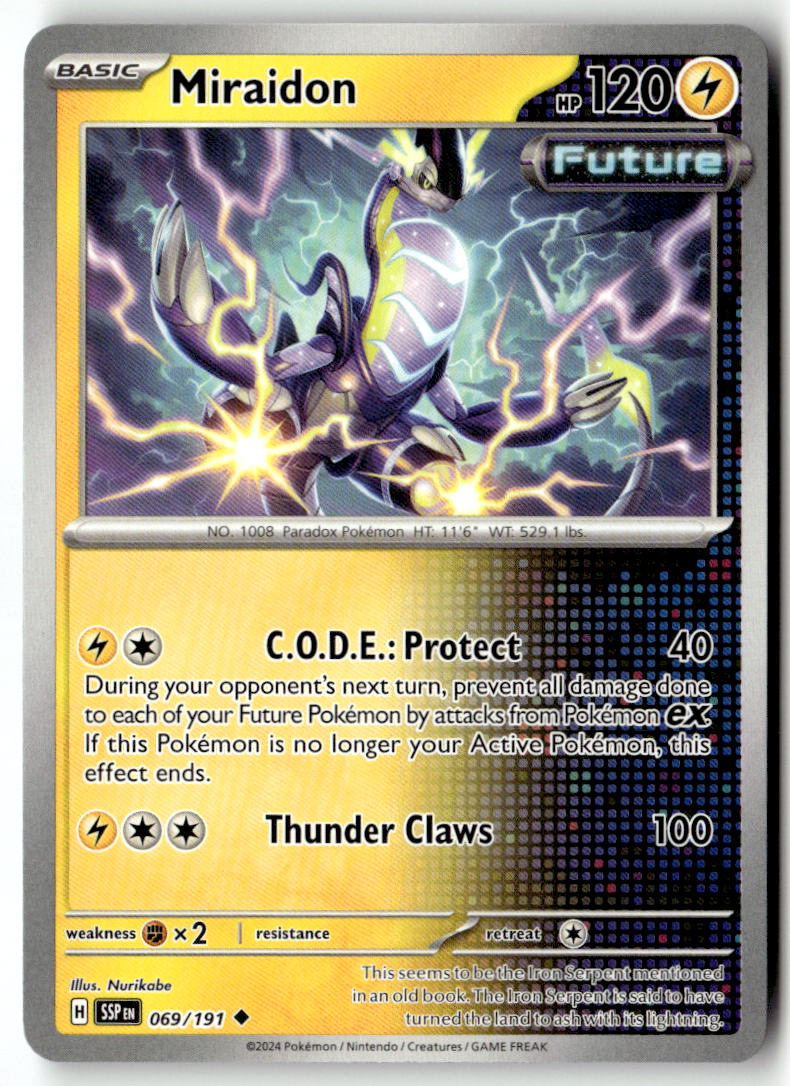 Front of Miraidon 069/191 from Surging Sparks