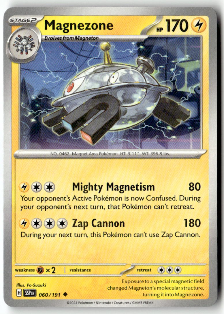 Front of Magnezone 060/191 from Surging Sparks