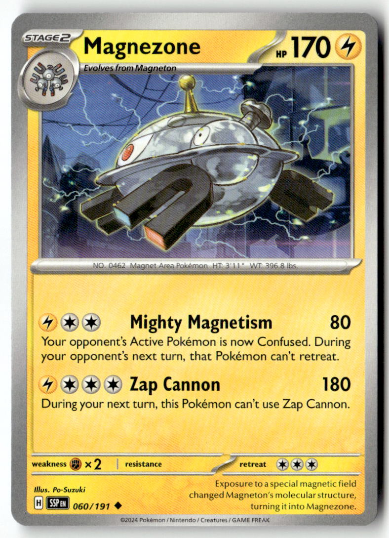 Front of Magnezone 060/191 from Surging Sparks